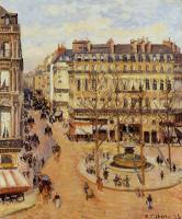 Pissarro, Camille - Rue Saint-Honore, Morning Sun Effect